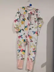 Bonds White Butterfly Wondersuit Size 3 BNWT
