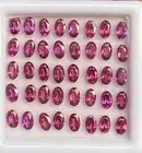 Beautiful Natural Rhodolite Garnet Oval Shape Loose Gemstones 8.20 ct 40 P/S Lot
