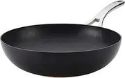 [Anolon] Nouvelle Copper Hard Anodized Nonstick Wok/Stir Fry Pan/Wok Pan - 12 Inch, Onyx Black