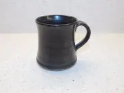 Studio Art Pottery Dark Brown Coffee Mug 15 fl oz Stamped