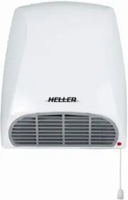 2000W Bathroom/Toilet Fan Heating/Heater 32Cm W/Pull Switch Wall Mounted