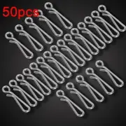 Stainless Steel Durable Fast lock Connector Barrel Swivel Fishing Hanging Snap