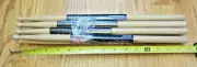 4 PAIRS On Stage Hickory 5B Wood Tip Drum Sticks NEW NIP USA HW5B drumsticks