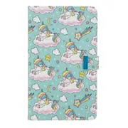 For Galaxy Tab A 8.0 (2019) / T295 Colored Drawing Pattern Horizontal Flip Leather Case with Holder & Card Slots & Walle