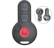 Replacement Remote Car Key Fob Replacement Shell Case 3 Buttons Fits Volkswagen