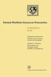 Das Phnomen der Symmetrie in Natur- und Arzneistoffen. Warum Methan in der Atmos