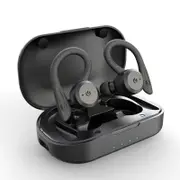 Wireless Mini 5.0 Stereo Waterproof Bluetooth Headset In-ear Sports Two-sided Stereo Headset TWS Smart Noise Cancellation (Black)