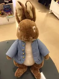 在飛比找Yahoo!奇摩拍賣優惠-☆Joan☆日本帶回♥全新正版彼得兔絨毛玩偶娃娃穿藍色外套擺