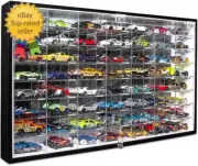 JACKCUBE Design Hot Wheels 1/64 Scale Diecast Display Case Storage Cabinet Shelf