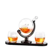 Whiskey Globe Decanter, Gifts for Men Dad Fathers Day, Updated 1000ml Whiskey