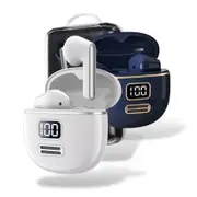 TWS36 Pro Remax Wireless Bluetooth Earbuds Digital Battery Level Display Earphones IPX Waterproof Headphone 400+450mAh Retro Sport & Gaming Headset