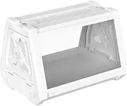Reptile Terrarium, Multifunctional Habitat Cage, Trapezoidal Design Expanded Viewing, Secure Enclosure, Ventilated Tank for Bearded Dragons, Scorpions, Hermit Crabs