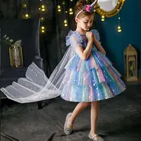 在飛比找蝦皮購物優惠-亮片洋裝 閃亮洋裝 elsa 洋裝  艾莎洋裝 冰雪奇緣洋裝