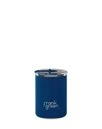 frank green Ceramic Coffee Cup with Hinged Lid - 12oz 355ml - Deep Ocean