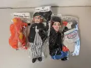 Disney Store "Mary Poppins, Bert, Penguin, Fox" Plush Bean Bag set of 4 NWT RARE