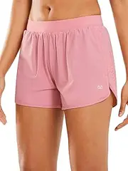 [ALLZERO] Feel Fit™ Running Shorts for Women Quick Dry Athletic Shorts with Liner Zipper Pockets Gym Workout