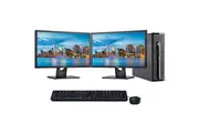 HP EliteDesk 800 G2 Desktop i5-6500 3.2GHz 8GB RAM SSD+500GB + Dual 24" Monitor | Refurbished