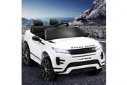 Kids Electric Ride On Car Land Rover Licensed Toy Cars Remote 12V Battery White