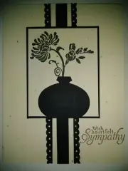 Sympathy Handmade Stampin' Up! Greeting Card