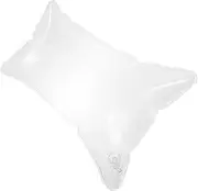 PRETYZOOM Inflatable Cushion Insert for Camping Transparent Pillow Ergonomic Design Easy Inflate Deflate with Air Valves Material for Outdoor Use and Travel