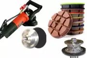 Wet Polisher marble granite concrete THICK pad 2" full bullnose V50 router bit