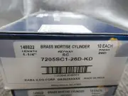 New 10PACK Kaba Ilco 7205SC1-26D-KD 1-1/4 in. Satin Chrome Mortise