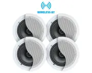 Weconic 6.5" Bluetooth Ceiling Speaker System (4 Pack)
