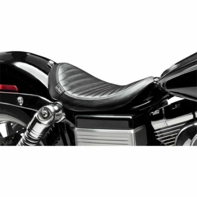 Le Pera LK-111PT Lil Nugget Slammed Low Profile Solo Seat for Harley 06-17 Dyna