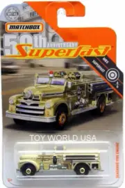 2019 Matchbox 50th Anniversary Superfast #55 Seagrave Fire Engine