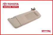 2007-2011 TOYOTA CAMRY TAN SUN VISOR LEFT/DRIVER SIDE NO SUNROOF 74320-33B81-E0 (for: Toyota)