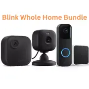 NEW BLINK WHOLE HOME SECURITY CAMERA SYSTEM with VIDEO DOORBELL & Mini 2 BUNDLE