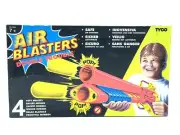 1992 VINTAGE TYCO AIR BLASTERS DOUBLE TROUBLE SOFT GUN PLASTIC TOY SEALED [HZ]