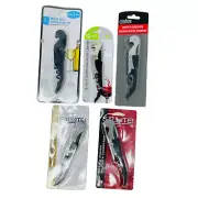 5 Pcs Salute, Bar, Cooking Waiter's Friend Corkscrew Wine Bottle Opener