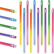 Color Changing Mood Pencil with Eraser, 15Pack Wooden Glitter Graphite Pencil, Heat Activated Color Changing Pencils, Thermochromic Pencils Assorted Colors for Kids-Higher Thermal Sensitivity