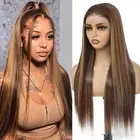 Highlight Synthetic Lace Front Wig 7x5 Glueless Wig HD Lace Front Wig for Wom...
