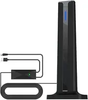 Byttlerom 4K 1080P HD Digital Indoor Amplifier TV Antenna 120 Miles Long Range HDTV Antenna with Amplifier