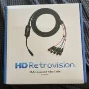 HD RETROVISION Sega Genesis Model 2 Component YPbPr video cable
