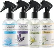 Natural Linen & Room Spray Air Freshener Mist – Scented Fabric Spray with Plant