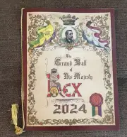 2024 KREWE OF REX BALL PROGRAM New Orleans Mardi Gras Sheraton Hotel 2/13/24
