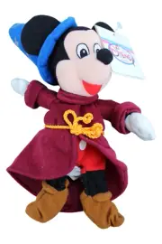NWT Disney Store Sorcerer Mickey Mouse Bean Bag Plush Stuffed Animal Fantasia