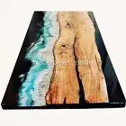 Epoxy Table Top, Resin Table Top, Dining Table , Chestnut Table Acacia Wood Deco