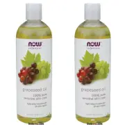 2 x NOW Grapeseed Oil 16 fl oz