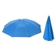 2Pcs 20" Fishing Umbrella Hat Folded Sun Rain Cap Head Umbrella Blue