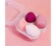 4PCS One Set Value Makeup Foundation Blender Sponge Puff Cosmetic Beauty Eggs...