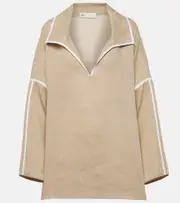 [Tory Burch] Tory Burch Linen top AU 16 beige