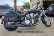 Leatherworks 110BO (Bolt on) Saddle Bags for Softails