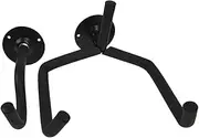 Vaguelly 1 Set Detachable Diagonal Display Guitar Diagonal Hanger Black 2pcs/set G8b Detachable Guitar Wall Hanger Guitar Hanger Rack Ukulele Rack Metal Clothes Rack Bass Iron Classic Mount