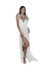 [The Archivia] The Archivia-Abito Elis Ivory-Donna -Bianco, Beige 46 Bianco, Beige