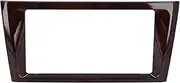 MUNEFE Central Console Frame, 2 Din Radio Fascia Car Stereo Navigation Refitted Panel Kit, Navigation Refitted Panel Frame for Cars