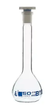 Eisco Labs 50ml Volumetric Flask - Class B - Borosilicate Glass